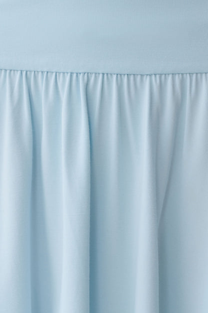 Ambrose Hankie Mini Skirt - Pale Blue