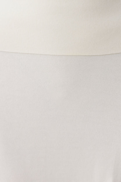 Misty Mid Rise Knit Mini Skirt - Ivory