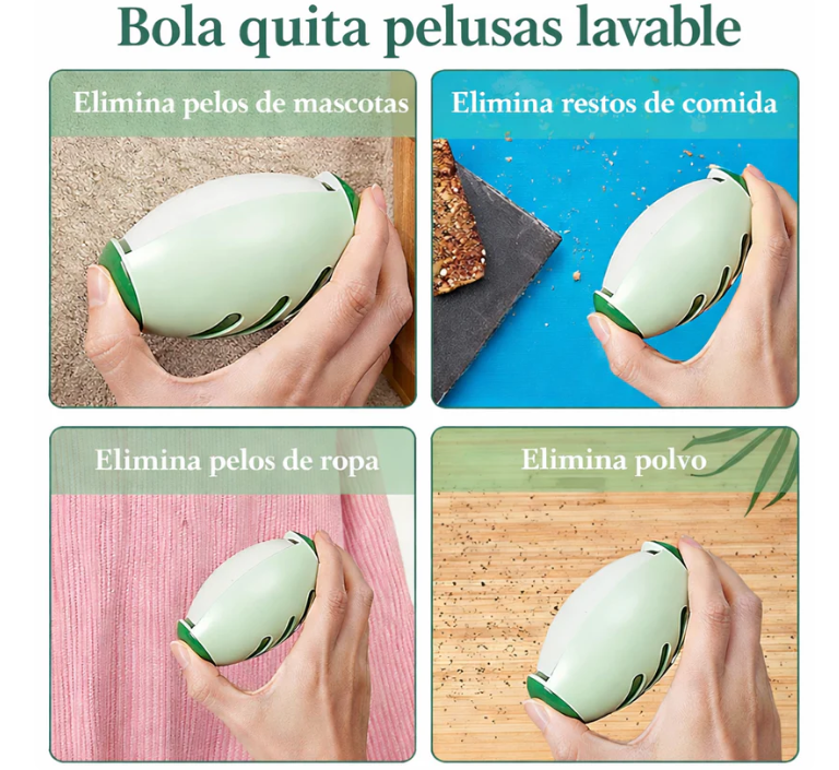 ROVELA CleanRoll · Rodillo quitapelos reutilizable