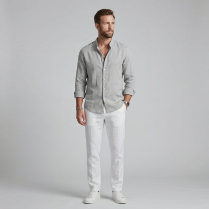 Luca | Elegant Lightweight Linen Shirt