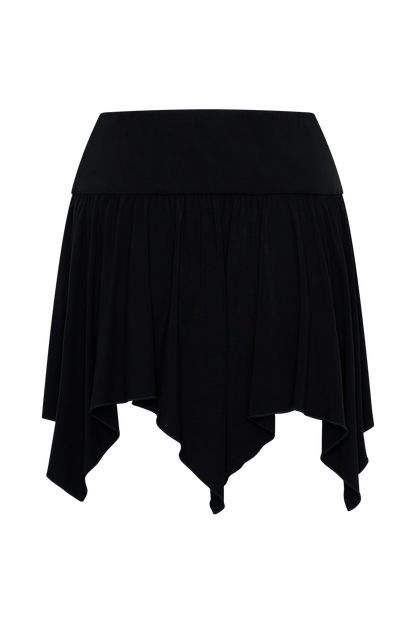 Ambrose Hankie Mini Skirt - Black