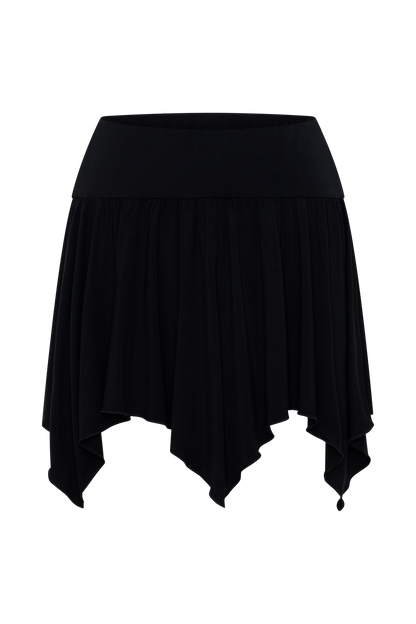 Ambrose Hankie Mini Skirt - Black