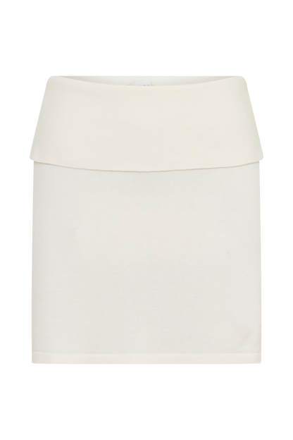 Misty Mid Rise Knit Mini Skirt - Ivory