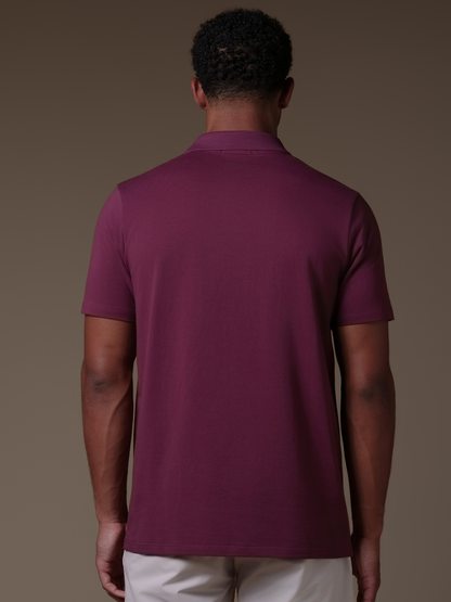 Buttonless Cotton Polo - Rovela