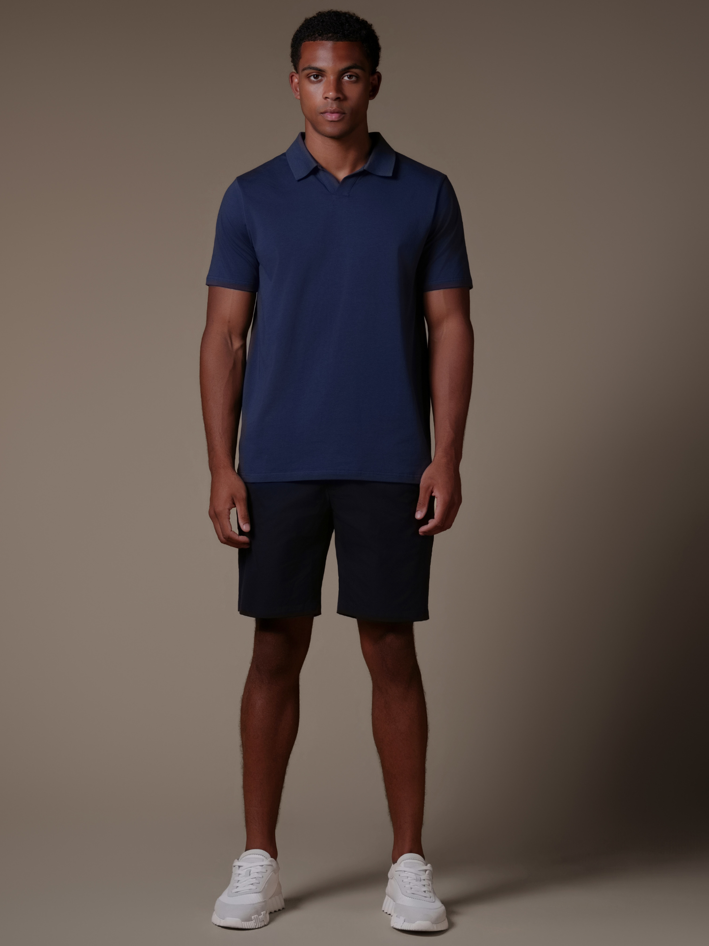 Buttonless Cotton Polo - Rovela