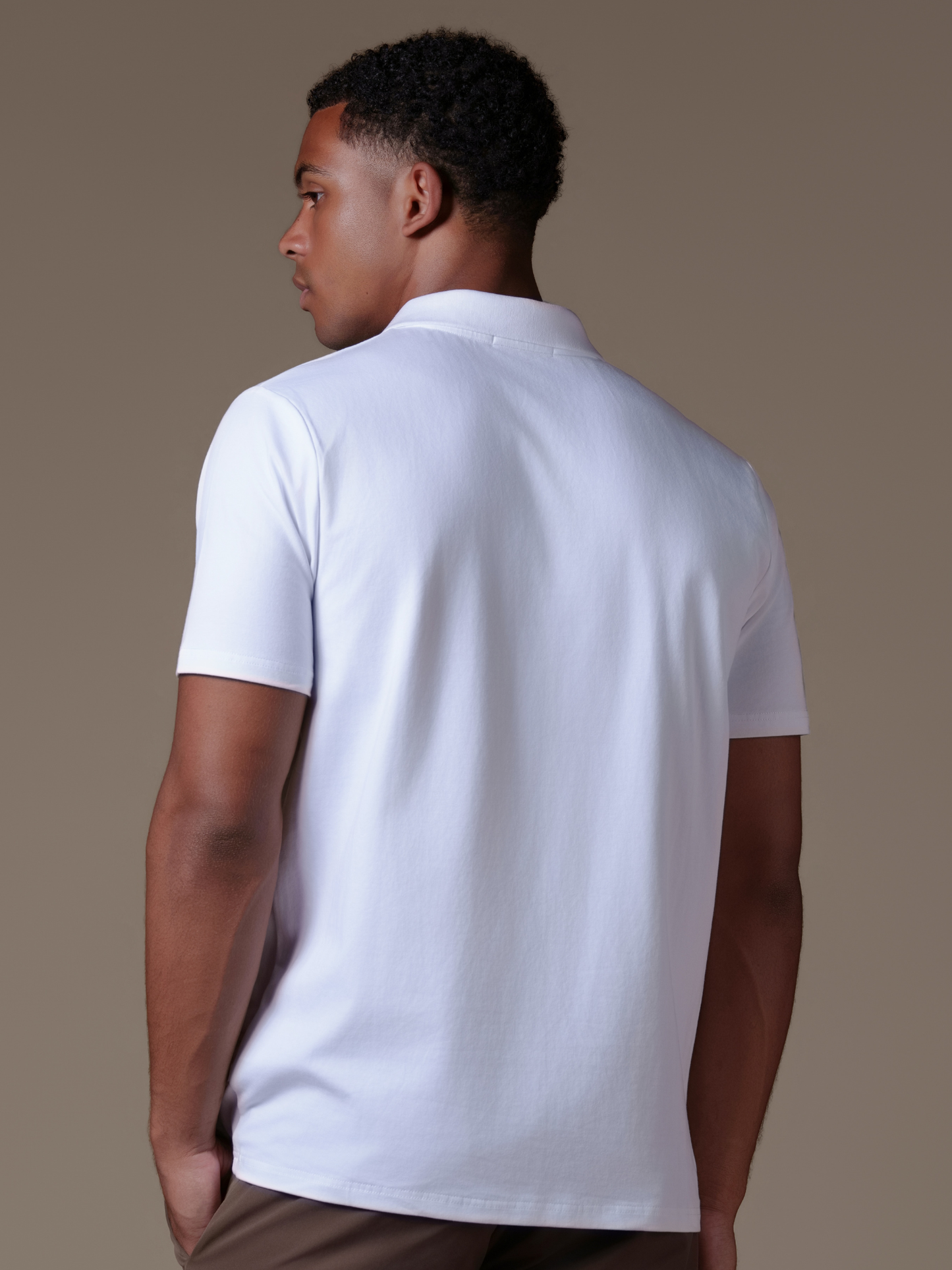 Buttonless Cotton Polo - Rovela