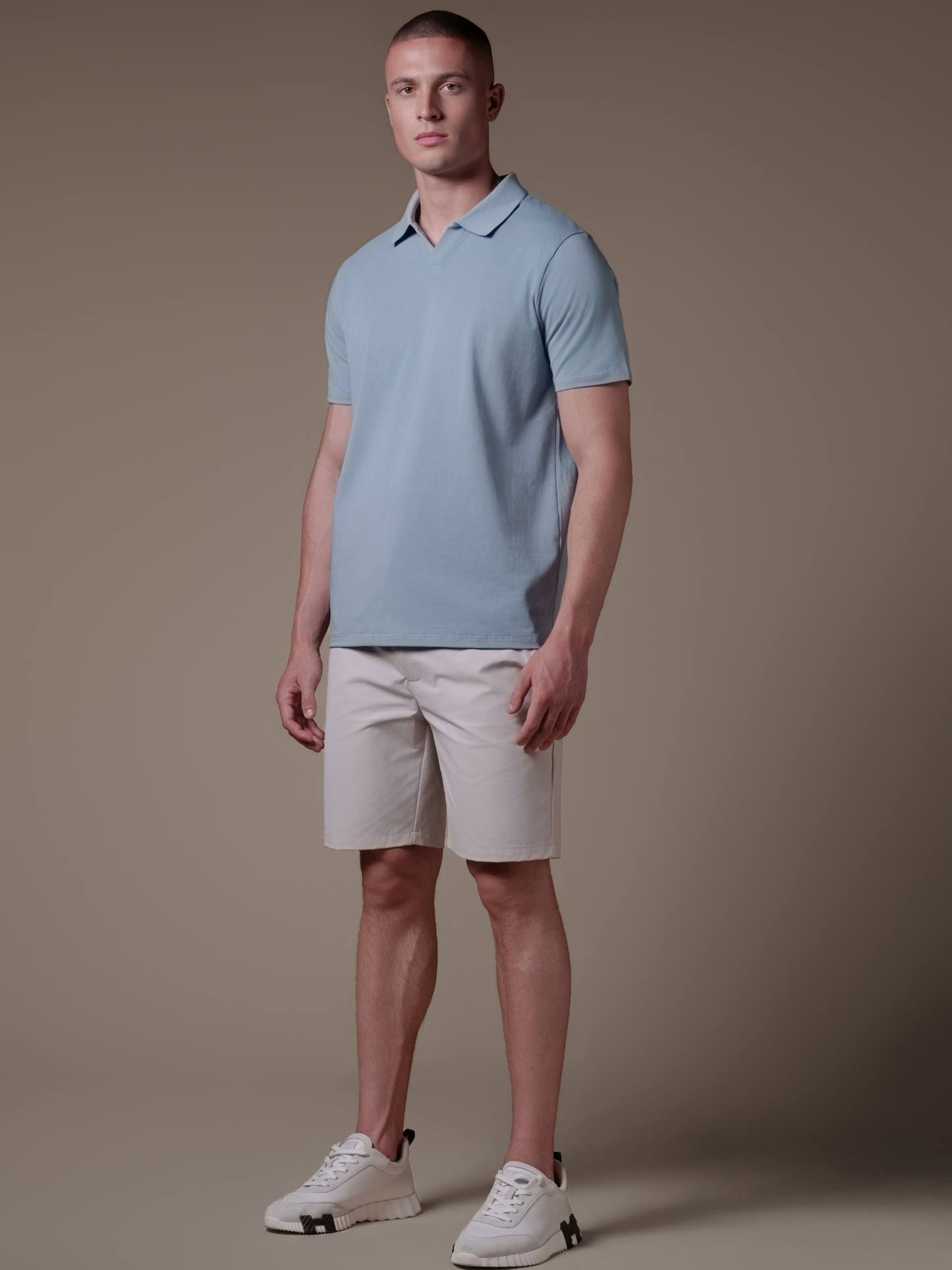 Buttonless Cotton Polo - Rovela