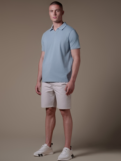 Buttonless Cotton Polo - Rovela