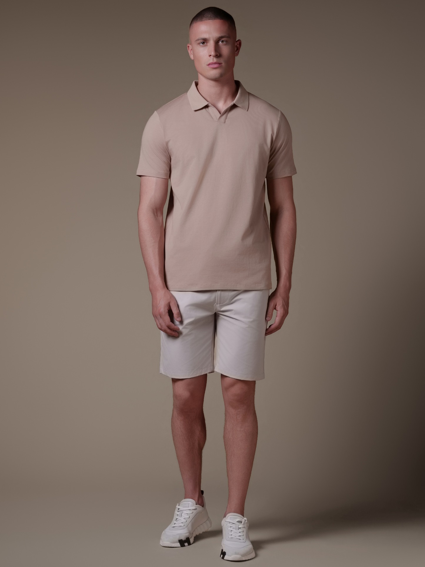 Buttonless Cotton Polo - Rovela
