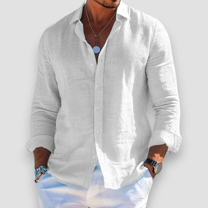 Luca | Elegant Lightweight Linen Shirt