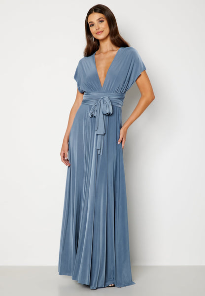 Multi Tie Maxi Dress - Rovela