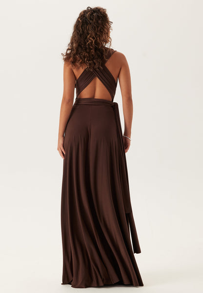 Multi Tie Maxi Dress - Rovela