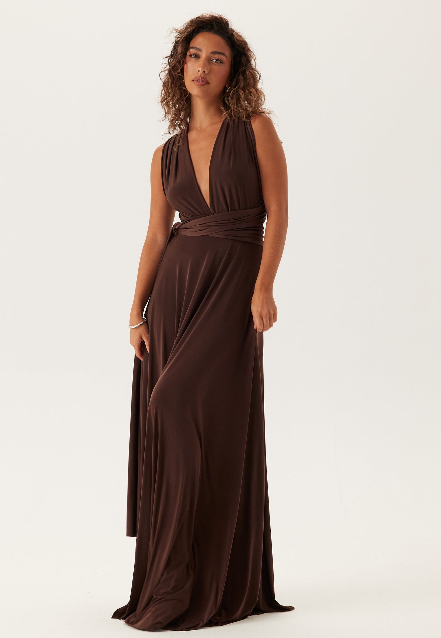 Multi Tie Maxi Dress - Rovela