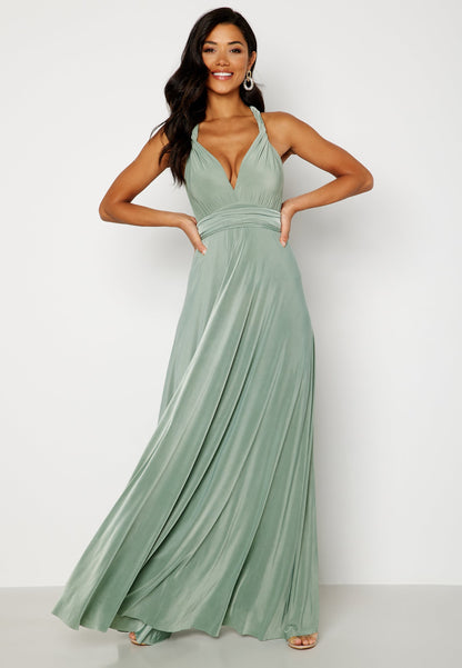 Multi Tie Maxi Dress - Rovela