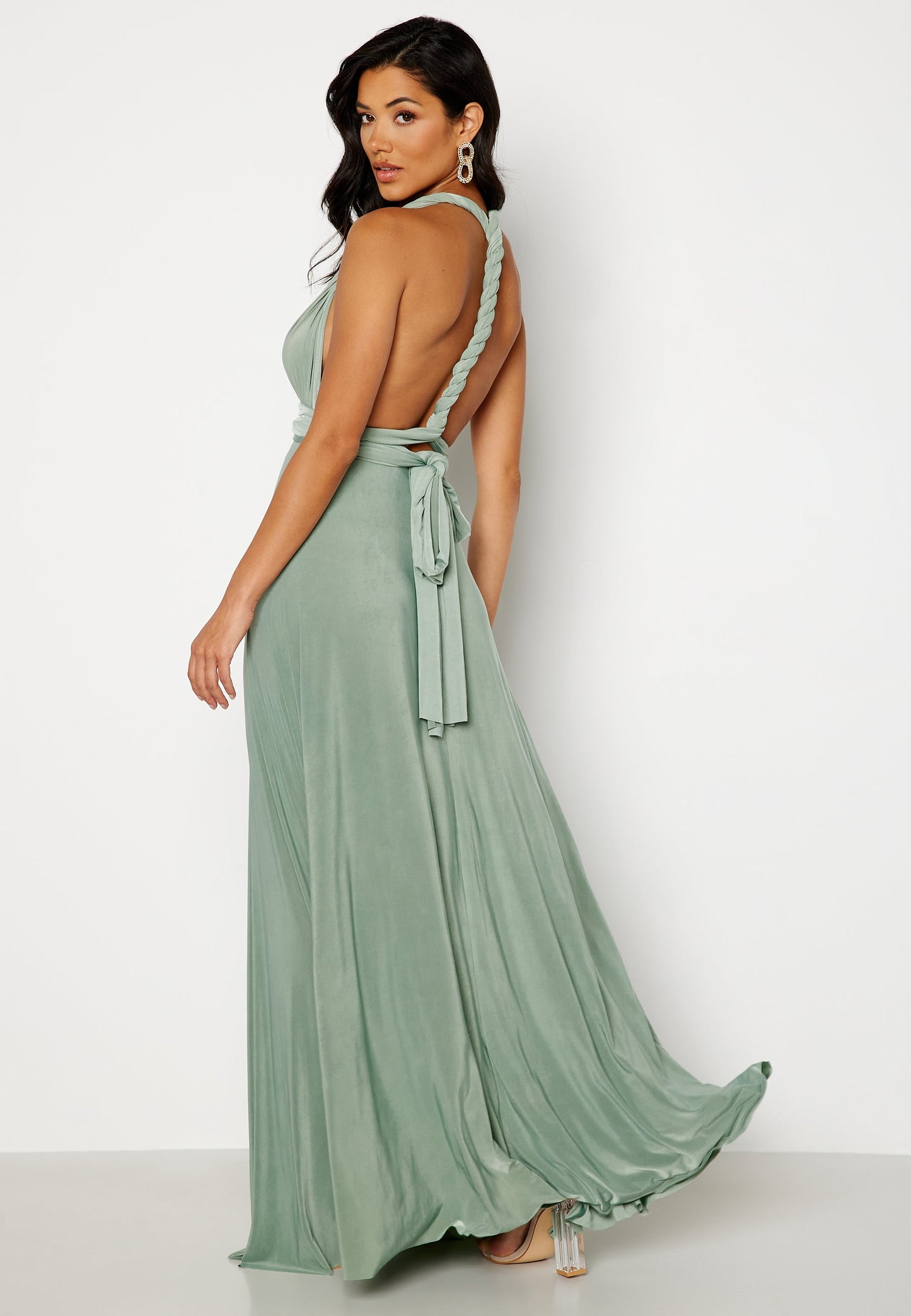 Multi Tie Maxi Dress - Rovela