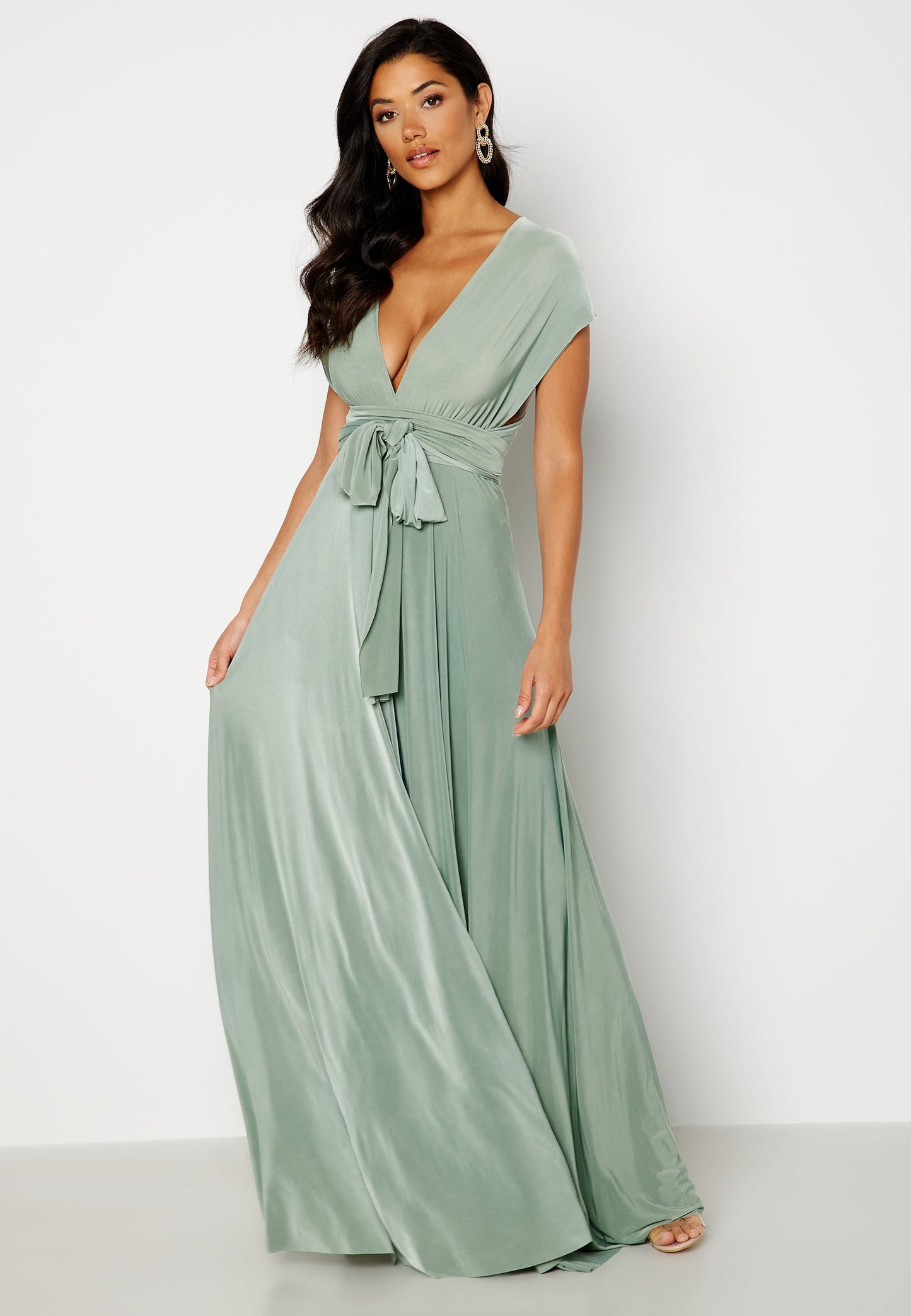 Multi Tie Maxi Dress - Rovela