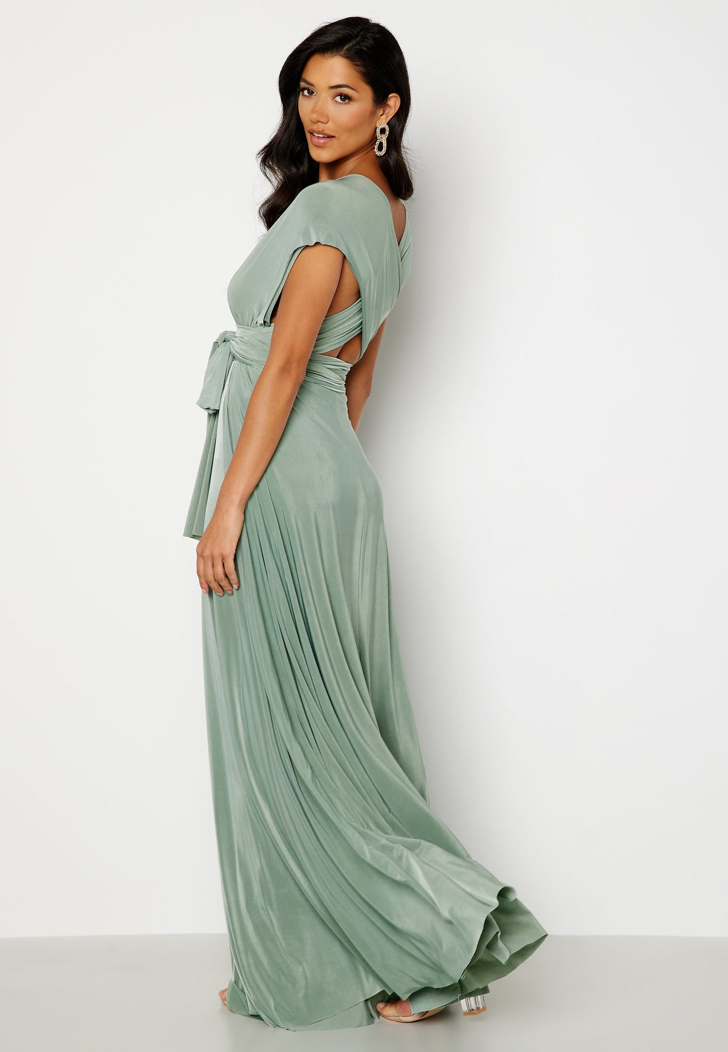 Multi Tie Maxi Dress - Rovela