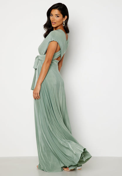 Multi Tie Maxi Dress - Rovela