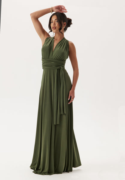 Multi Tie Maxi Dress - Rovela