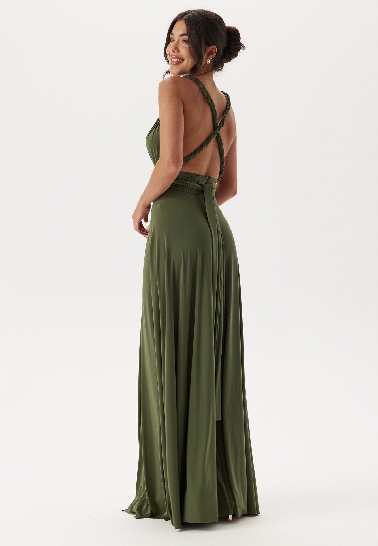 Multi Tie Maxi Dress - Rovela