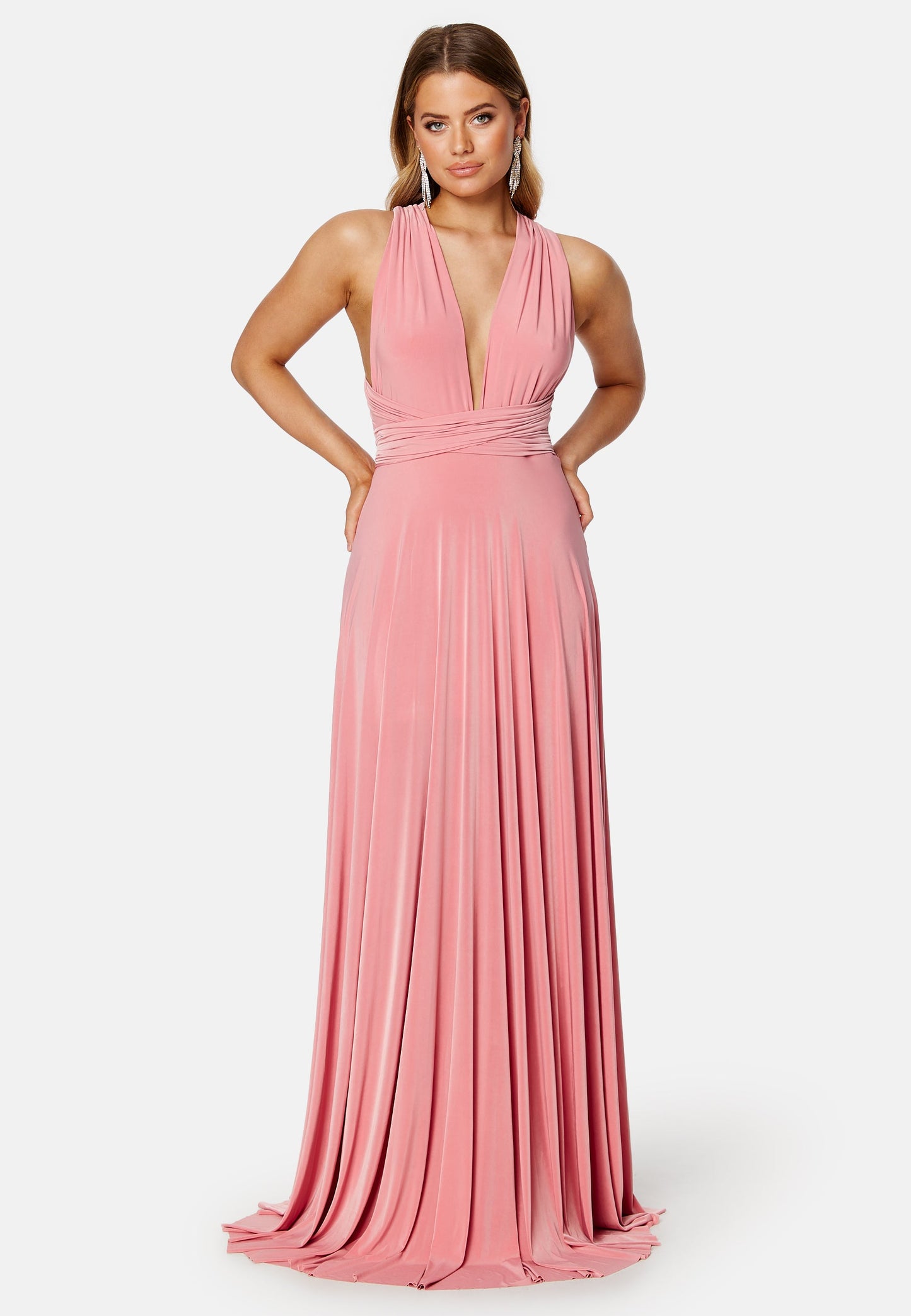 Multi Tie Maxi Dress - Rovela