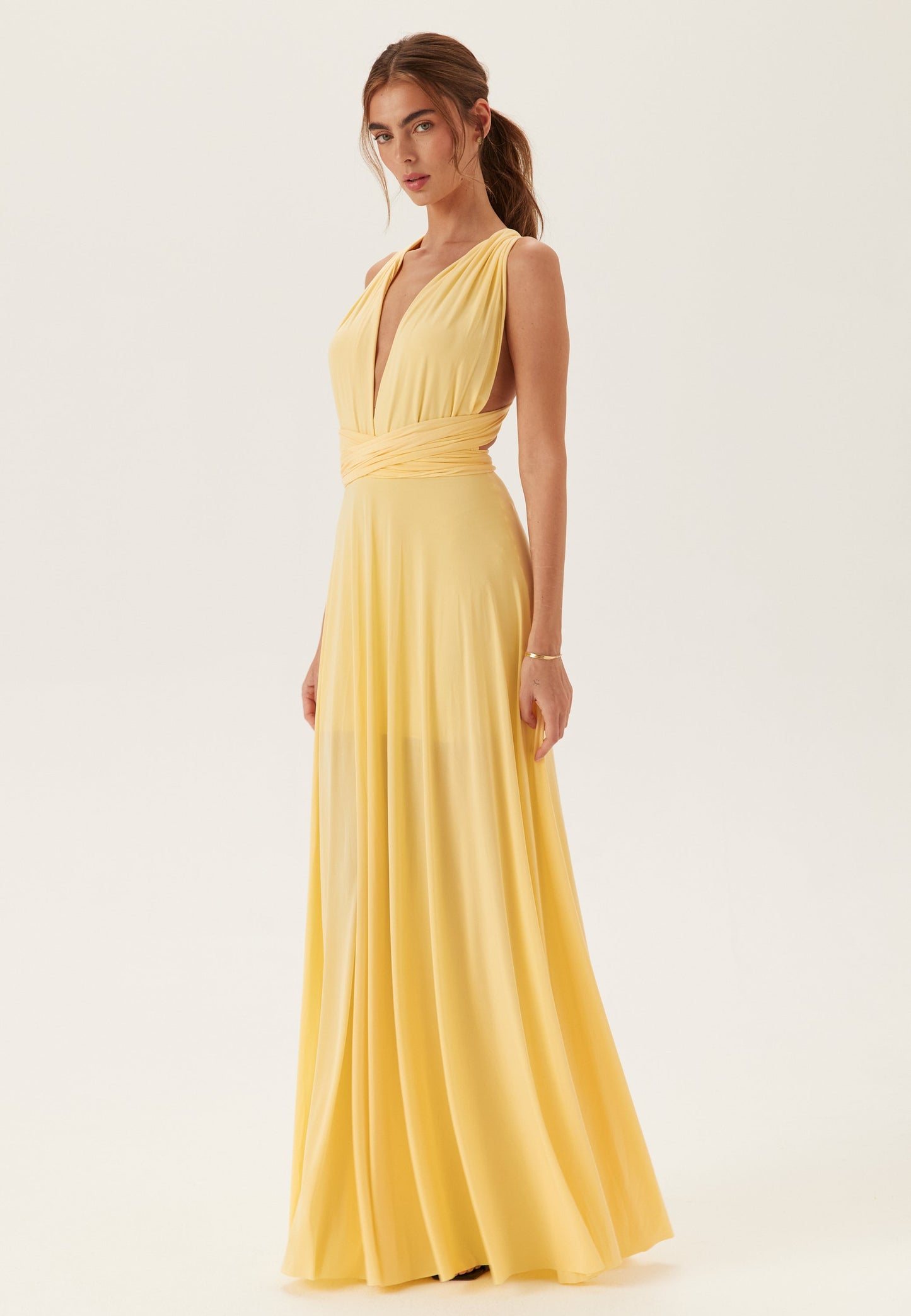 Multi Tie Maxi Dress - Rovela