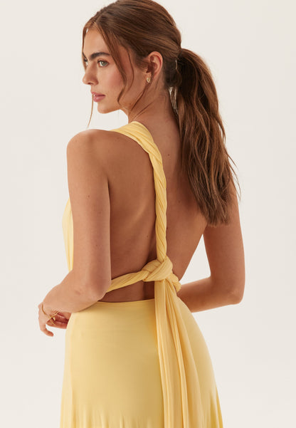 Multi Tie Maxi Dress - Rovela