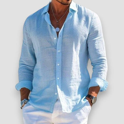 Luca | Elegant Lightweight Linen Shirt